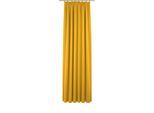 Vorhang WIRTH "Umea" Gr. 2, gold (goldfarben), B:132cm H:175cm, Jacquard, Polyester, Gardinen, Vorhang