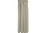Vorhang WIRTH "Torbole", grün (lindgrün), B:132cm H:245cm, Baumwolle, Polyester, Gardinen, Vorhang, nach Maß