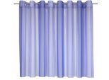 Gardine WIRTH "Eloise" Gr. 2, blau, B:300cm H:120cm, Polyester, Gardinen, Gardine, Store