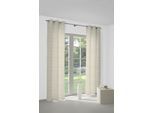 Vorhang WIRTH "Gospic" Gr. 5, gold (goldfarben), B:132cm H:255cm, Jacquard, Baumwolle, Polyester, Gardinen, Vorhang