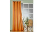 Gardine WIRTH "Daria" Gr. 3, orange, B:135cm H:225cm, Polyester, Gardinen, Gardine