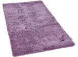 Badematte TOM TAILOR HOME "Soft Bath" Gr. 1, lila, H:27mm, Kunstfaser, Badematten, Badematte, Badteppich, Uni Farben, rechteckig & quadratisch erhältlich