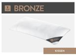 Baumwollkissen SPESSARTTRAUM "Bronze", weiß, B:40cm L:80cm, Kopfkissen Bezug: 100% Baumwolle. Kopfkissen Füllung: 100% Polyester, Kopfkissen, Baumwollkissen, hergestellt in Deutschland, allergikerfreundlich