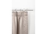 Gardinenstange GARESA "EASY", silber (silberfarben), B:64cm L:500cm Ø:20mm, Aluminium, Gardinenstangen, Gardinenstange, Vorhanggarnitur, verlängerbar, Wandmontage, Aluminium, mit Ringe