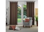 Vorhang WIRTH "NEUFAHRN" Gr. 4, braun, B:135cm H:245cm, Jacquard, Polyacryl, Polyester, Gardinen, Vorhang