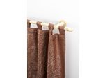 Gardinenstange GARESA "PILA", beige (natur), L:150cm Ø:20mm, Holzwerkstoff, Gardinenstangen, Gardinenstange, Vorhanggarnitur, verlängerbar, Knopf mit Ausschnitt, ohne Ringe