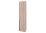 Kleiderschrank WIMEX "New York", braun (struktureichefarben hell), B:46cm H:236cm T:38cm, Schränke, Kleiderschrank, 208 oder 236cm hoch