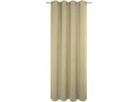 Vorhang WIRTH "Westport" Gr. 4, beige, B:132cm H:245cm, Jacquard, Polyester, Gardinen, Vorhang