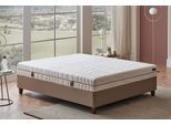 Komfortschaummatratze YATAS BEDDING "Royal Comfort 7, Matratze 90x200, 140x 200 cm & weitere Größen", weiß (weiß, neutral), B:160cm H:22cm L:200cm, Bezug: 100% Polyester. Steppfüllung: 100% Polyester, Matratzen, Komfortschaummatratze, 7-Zonen, H2 / H3, wendbar, ergonomisch, atmungsaktiv