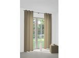 Vorhang WIRTH "Dim out" Gr. 5, grau (taupe), B:145cm H:255cm, Polyester, Gardinen, Vorhang