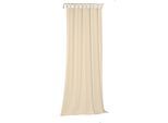Vorhang WIRTH "Newbury" Gr. 4, beige, B:130cm H:225cm, Jacquard, Baumwolle, Polyester, Gardinen, Vorhang