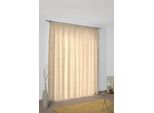 Vorhang WIRTH "Swift" Gr. 3, beige (creme), B:135cm H:175cm, Jacquard, Baumwolle, Polyacryl, Gardinen, Vorhang