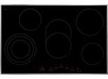 AMICA Elektro-Kochfeld "KMC 745 100 E", schwarz, B:76,8cm H:4,5cm T:50,5cm, Kochfelder, Komfortables Kochen mit ausreichend Platz für jedes Gericht, Elektro-Kochfeld