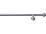 Vorhangstange GOOD LIFE "Bola" Gr. 19, grau (anthrazit), L:400cm Ø:20mm, Metall, Gardinenstangen, Vorhangstange