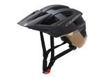 Fahrradhelm CRATONI "MTB - Fahrradhelm AllSet dark-sand matt" Gr. 1, schwarz, Helme, 1, 100% Erzeugnis unbest Zusammensetzg EuZ., Fahrradhelm