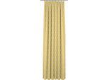 Vorhang ADAM "Maroccan Shiraz Light" Gr. 4, gelb (hellgelb), B:145cm H:245cm, Jacquard, Baumwolle (Bio-Baumwolle), Gardinen, Vorhang, aus 100% Bio-Baumwolle