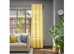 Vorhang NEUTEX FOR YOU "Libre-ECO", gelb, B:142cm H:175cm, Jacquard, Polyester, Gardinen, Vorhang, nach Maß