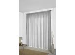 Vorhang WIRTH "Neveres" Gr. 2, grau (platingrau), B:135cm H:175cm, Jacquard, Baumwolle, Gardinen, Vorhang