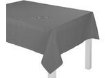 Tischdecke ADAM "Uni Collection Light" Gr. 7, schwarz, B:145cm L:220cm, Bio-Baumwolle, Tischdecken, Tischdecke, aus 100% Bio-Baumwolle