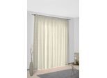 Vorhang WIRTH "Telfort" Gr. 5, grau, B:132cm H:255cm, Jacquard, Baumwolle, Polyester, Gardinen, Vorhang