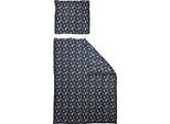 Kinderbettwäsche ADAM "Space", blau (dunkelblau), B/L: 100cm x 135cm, 1 Stk., 1 Stk., Renforcé, B/L: 40cm x 60cm, 2 Stk., Renforcé, Obermaterial: 100% Baumwolle, Bettwäsche, Kinderbettwäsche, GOTS zertifiziert - aus Bio-Baumwolle