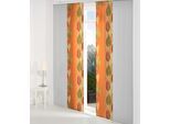 Schiebegardine WIRTH "MAREK" Gr. 3, orange (terra), B:60cm H:225cm, Polyester, Gardinen, Schiebegardine