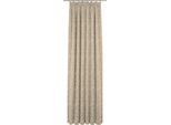 Vorhang ADAM "Flower Cuvée" Gr. 2, beige, B:145cm H:175cm, Jacquard, Baumwolle (Bio-Baumwolle), Gardinen, Vorhang, aus 100% Bio-Baumwolle