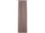 Vorhang WIRTH "Torbole" Gr. 5, rot (apricot), B:132cm H:245cm, Jacquard, Baumwolle, Polyester, Gardinen, Vorhang