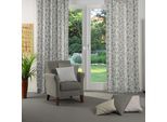 Vorhang WIRTH "Lisburn" Gr. 2, beige, B:132cm H:180cm, Polyester, Gardinen, Vorhang