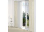 Schiebegardine WIRTH "Gospic" Gr. 1, grau, B:60cm H:145cm, Jacquard, Baumwolle, Polyester, Gardinen, Schiebegardine