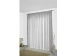 Vorhang WIRTH "Neveres" Gr. 3, grau (platingrau), B:135cm H:225cm, Jacquard, Baumwolle, Gardinen, Vorhang