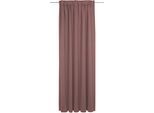 Vorhang ADAM "Uni Collection light", rot (kirschrot), B:142cm H:235cm, Baumwolle (Bio-Baumwolle), Gardinen, Vorhang, aus 100% Bio-Baumwolle