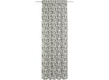 Vorhang ADAM "Good Old Days" Gr. 4, blau (dunkelblau), B:142cm H:245cm, Jacquard, Baumwolle, Gardinen, Vorhang, aus 100% Bio-Baumwolle