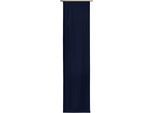 Schiebegardine WIRTH "Newbury" Gr. 4, blau (nachtblau), B:57cm H:245cm, Jacquard, Baumwolle, Polyester, Gardinen, Schiebegardine, Ohne Befestigungszubehör, Breite: 57 cm