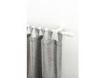 Gardinenstange GARESA "PILA", weiß, L:370cm Ø:20mm, Holzwerkstoff, Metall, Gardinenstangen, Gardinenstange, Vorhanggarnitur, verlängerbar, Knopf mit Ausschnitt, ohne Ringe
