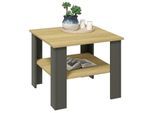 VCM Holz Beistelltisch / Couchtisch schlicht / Maße ca. H. 44 x B. 55 x T. 55 cm / quadratischer Wohnzimmertisch / Sofatisch - Disalo