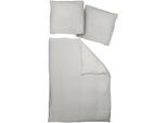 Wendebettwäsche ADAM "Indian Cortezada light", silber (silberfarben), B/L: 155cm x 220cm, 1 Stk., 1 Stk., Renforcé, B/L: 80cm x 80cm, 2 Stk., Renforcé, Obermaterial: 100% Baumwolle, Bettwäsche, Wendebettwäsche, aus 100 % Bio-Baumwolle, 2 teilig - Bettwäsche Set