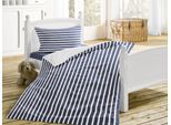 Kinderbettwäsche IRISETTE "Nora-Kids", blau, B/L: 100cm x 135cm, 1 Stk., 1 Stk., Mako-Satin, B/L: 60cm x 40cm, 2 Stk., Mako-Satin, Obermaterial: 100% Baumwolle, Bettwäsche, Kinderbettwäsche, zeitlose Instagram-Blogger-Kollektion