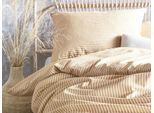 Bettwäsche IRISETTE "Easy 8362", beige (natur), B/L: 155cm x 220cm, 1 Stk., 1 Stk., Soft-Seersucker, B/L: 80cm x 80cm, 2 Stk., Soft-Seersucker, Obermaterial: 100% Baumwolle, Bettwäsche, Bettwäsche