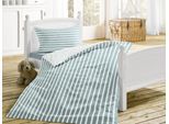 Kinderbettwäsche IRISETTE "Nora-Kids", grün (jade), B/L: 100cm x 135cm, 1 Stk., 1 Stk., Mako-Satin, B/L: 60cm x 40cm, 2 Stk., Mako-Satin, Obermaterial: 100% Baumwolle, Bettwäsche, Kinderbettwäsche, zeitlose Instagram-Blogger-Kollektion