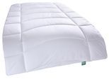 Kunstfaserbettdecke FAN "f.a.n. Made in Green "Tegernsee", weiß, B:155cm L:220cm, Bezug: 100% Baumwolle. Füllung: 100% Polyester, Bettdecken, Kunstfaserbettdecke