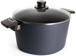 Kochtopf WOLL MADE IN GERMANY "Diamond Lite", grau (anthrazit), H:18,5cm Ø:28cm, Töpfe, Kochtopf, Induktion, Made in Germany