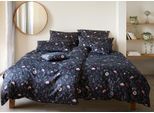 Bettwäsche ELEGANTE "Sorbet Jersey", nachtblau, B/L: 135cm x 200cm, 1 Stk., 1 Stk., Interlock-Jersey, B/L: 80cm x 80cm, 2 Stk., Interlock-Jersey, Obermaterial: 100% Baumwolle, Bettwäsche, Bettwäsche, angenehmes Hautgefühl