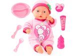 Babypuppe BAYER "First Words Baby, 33 cm", rosa, Puppen, Baby