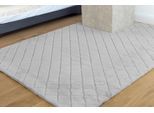 Teppich PADIRO "Imala 125", grau, B:200cm H:30mm L:290cm, Polyester, Teppiche, Teppich, Besonders weiche Haptik, flauschig, geprägtes Muster