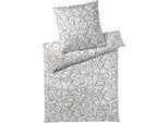 Bettwäsche ELEGANTE "Visible", lila (flieder), B/L: 155cm x 220cm, 1 Stk., 1 Stk., Mako-Satin, B/L: 80cm x 80cm, 2 Stk., Mako-Satin, Obermaterial: 100% Baumwolle, Bettwäsche, Bettwäsche, angenehmes Hautgefühl