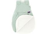 Babyschlafsack TRÄUMELAND "Babyschlafsack LIEBMICH 3tlg. Set Twister, von Größe 50/56-68/74", Baby, Gr. L: 56cm, grün, Bezug: 100% Baumwolle. Füllung: 70% Polyester, 30% Lyocell (TENCEL™), Schlafsäcke
