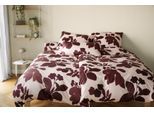 Bettwäsche ELEGANTE "Shadows", rose, wine, B/L: 135cm x 200cm, 1 Stk., 1 Stk., Interlock-Jersey, B/L: 80cm x 80cm, 2 Stk., Interlock-Jersey, Obermaterial: 100% Baumwolle, Bettwäsche, Bettwäsche, angenehmes Hautgefühl