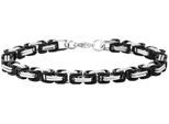 Armband ADELIA´S "Herren Armband aus Edelstahl 19 cm", schwarz, Armbänder, Herren, 19cm, Edelstahl, Armband, Ein kleines Geschenk mit großer Wirkung