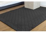 Teppich PADIRO "Imala 125", schwarz, B:200cm H:30mm L:290cm, Polyester, Teppiche, Teppich, Besonders weiche Haptik, flauschig, geprägtes Muster